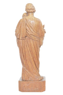 Lot 251 - Mouseman carved religious statue of Saint Anthony of Padua