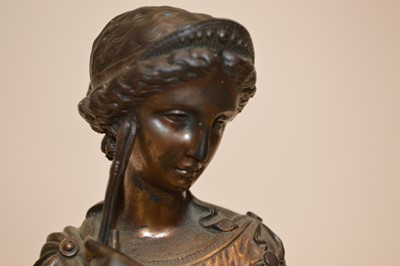 Lot 111 - Two classical female bronzes