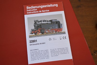 Lot 164 - LGB G Scale steam locomotive 22801
