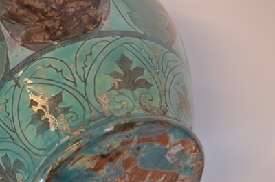 Lot 68 - Della Robbia large twin handled Algerian Vase
