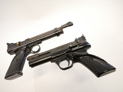 Lot 177 - Webley .177Tempest air pistol, and a Crossman .22 2240 pistol