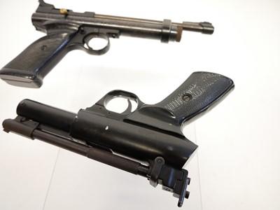 Lot 177 - Webley .177Tempest air pistol, and a Crossman .22 2240 pistol