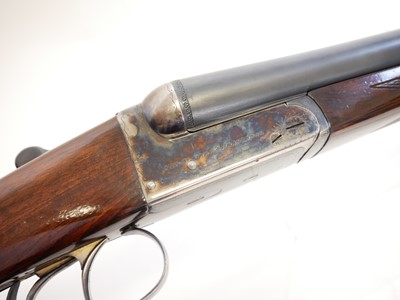 Lot 438 - AYA 12 bore side by side shotgun LICENCE REQUIRED