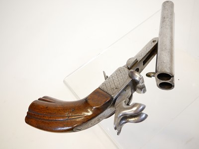 Lot 9 - Double barrel pinfire pistol