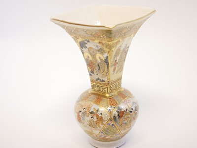 Lot 240 - Japanese Satsuma vase
