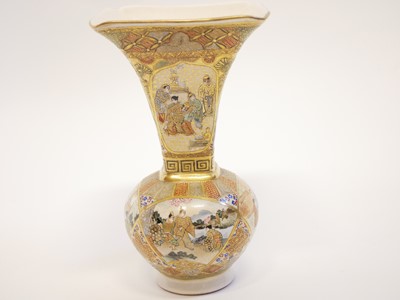 Lot 240 - Japanese Satsuma vase