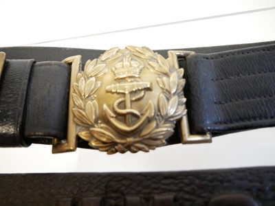 Lot 373 - Royal Navy officers belt