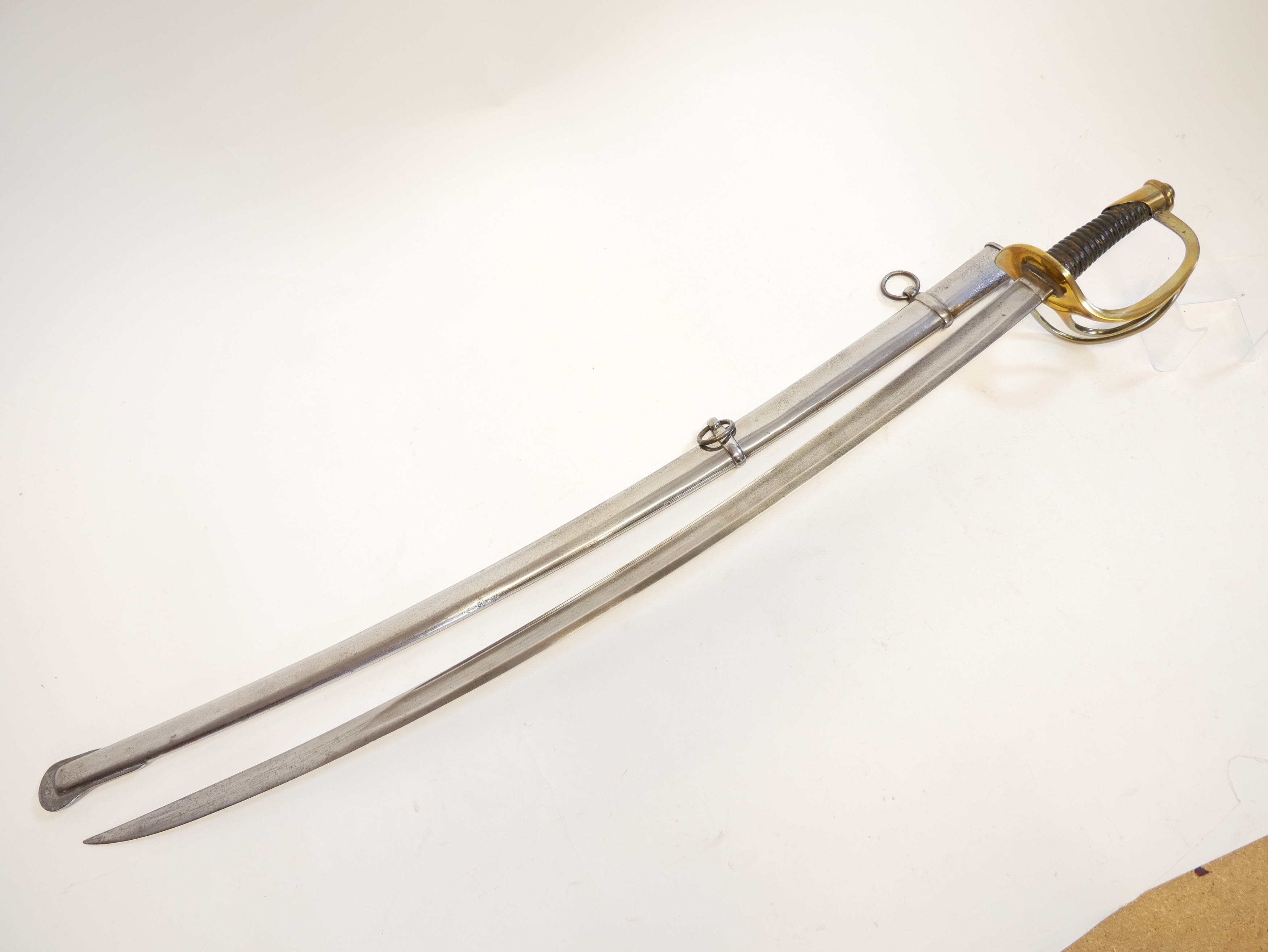 Lot 175 - French sabre and scabbard