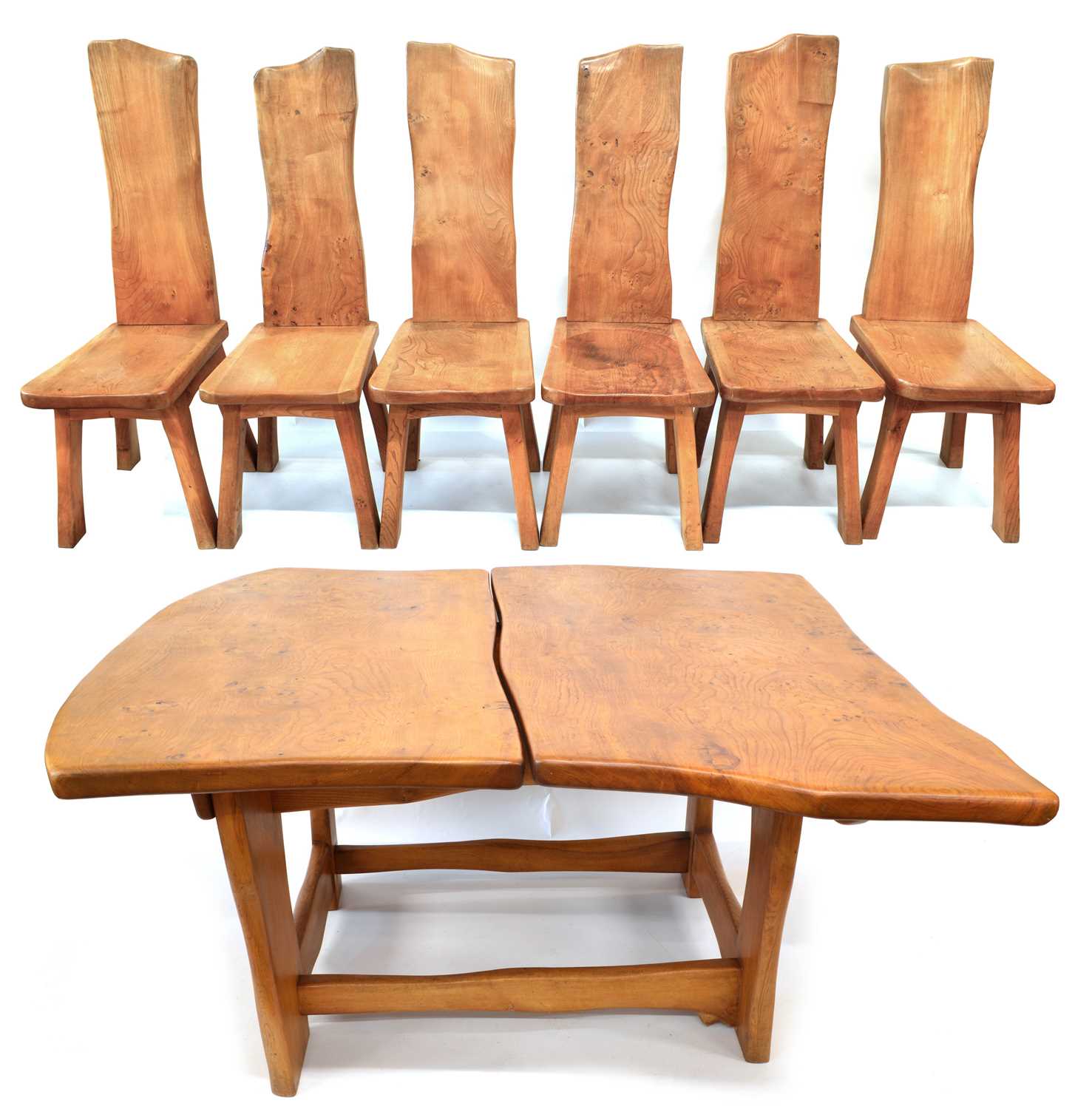 275 - Tim Stead Dining Table and Six Chairs