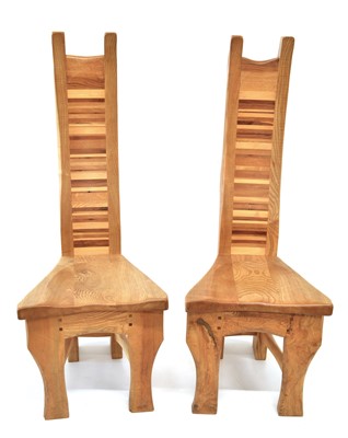 Lot 276 - Pair of Tim Stead single chairs