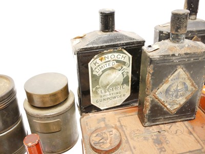 Lot 239 - Collection of gun powder and detonator tins