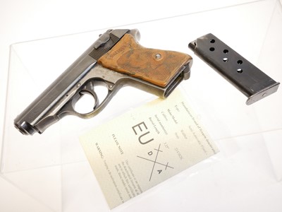 Lot 47 - Deactivated Walther PPK 9mm semi automatic pistol