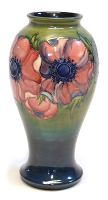 Lot 78 - Moorcroft Anemone pattern vase