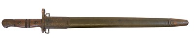 Lot 339 - Remington P17 bayonet and scabbard