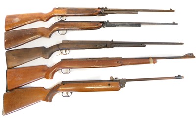 Lot 278 - Five air rifles for restoration.