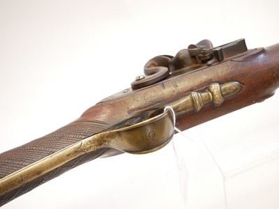 Lot 42 - Flintlock 16 bore sporting gun by Milner