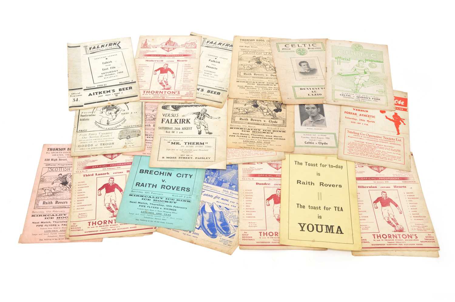 236 - Collection of 1950's Scottish football programmes