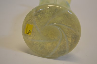 Lot 63 - Vaseline glass vase