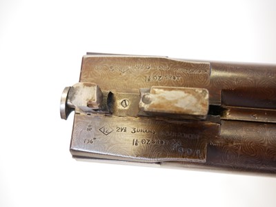 Lot 106 - John Dickson Edinburgh 12 bore hammer gun LICENCE REQUIRED