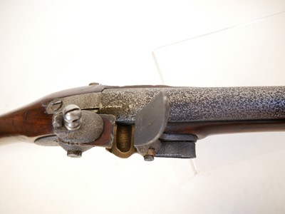 Lot 34 - Unusual French Charleville flintlock rifled musket