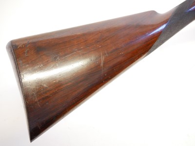Lot 36 - Griffiths and Worsley Manchester percussion single barrel shotgun