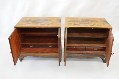 Lot 258 - Two mid 20th Century oriental cabinets