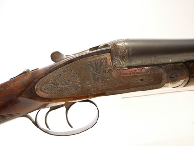 Lot 122 - Mendi 12 bore side by side shotgun LICENCE REQUIRED