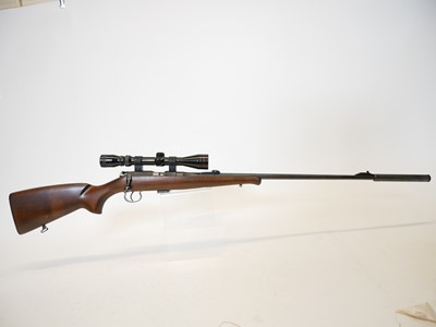 Lot 68 - Brno CZ 452-2E ZKM .22lr bolt action rifle with moderator LICENCE REQUIRED