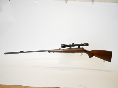Lot 68 - Brno CZ 452-2E ZKM .22lr bolt action rifle with moderator LICENCE REQUIRED