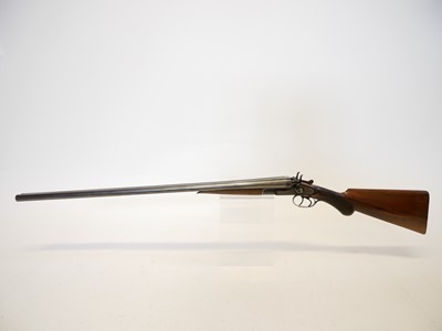 Lot 116 - Belgian 12 bore side by side hammer gun LICENCE REQUIRED