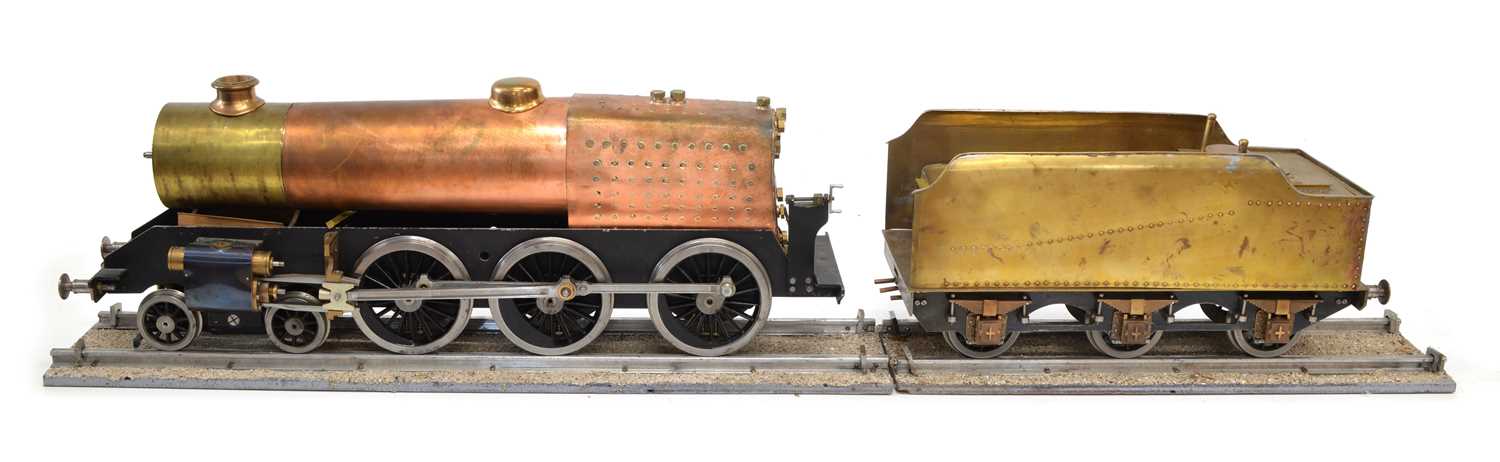Lot 155 - Doris 3 1/2" gauge 4-6-0 live steam locomotive and tender