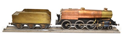 Lot 155 - Doris 3 1/2" gauge 4-6-0 live steam locomotive and tender