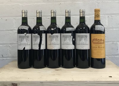 Lot 4 - 6 Bottles Mixed Lot Classified Growth Claret