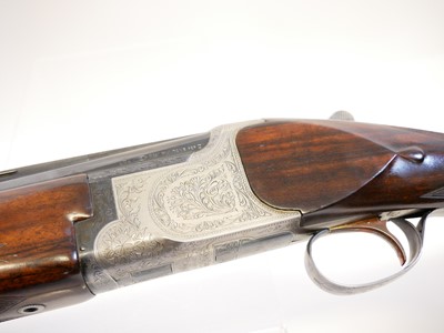 Lot 111 - Miroku 12 bore over and under shotgun with spare set of barrels LICENCE REQUIRED