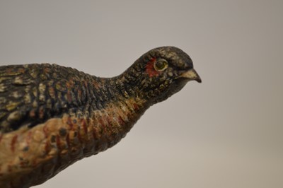 Lot 21 - Cold Painted Bronze Figure of a Pheasant