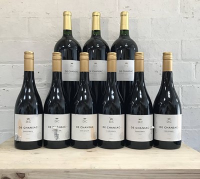 Lot 49 - 9 Bottles including 3 Magnum bottles De Chansac Old Vines Carignan