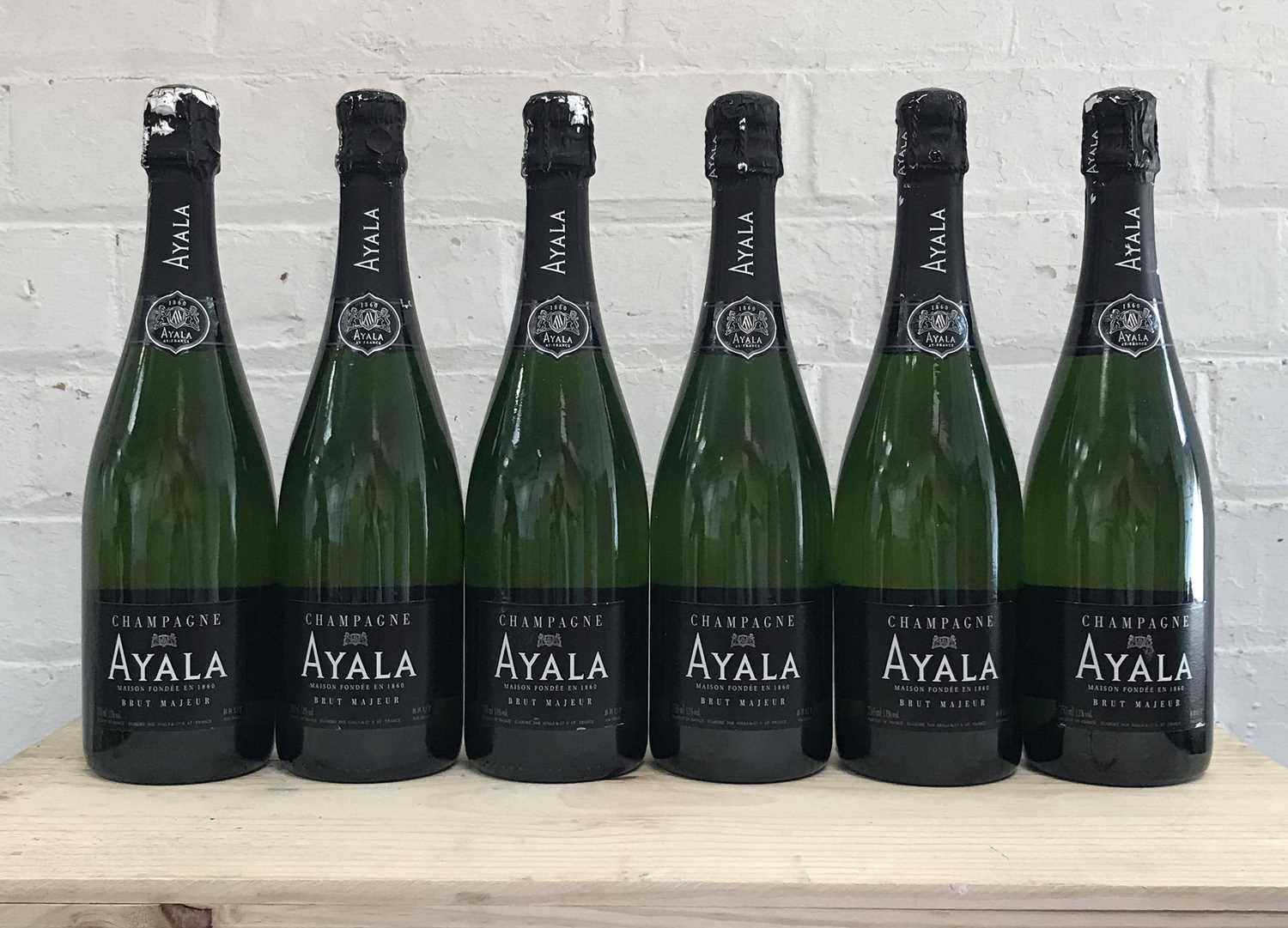 Lot 56 - 6 Bottles Champagne Ayala Brut Majeur NV