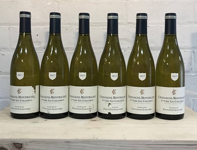 Lot 62 - 6 Bottles Chassagne-Montrachet 1er Cru ‘Les Caillerets’ Domaine Fontaine-Gagnard 2017