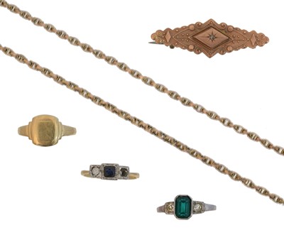 Lot 70 - A selection of jewellery