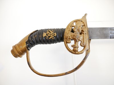 Lot 320 - Prussian 1889 officers sword