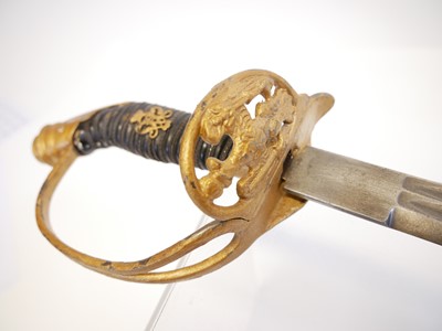 Lot 320 - Prussian 1889 officers sword