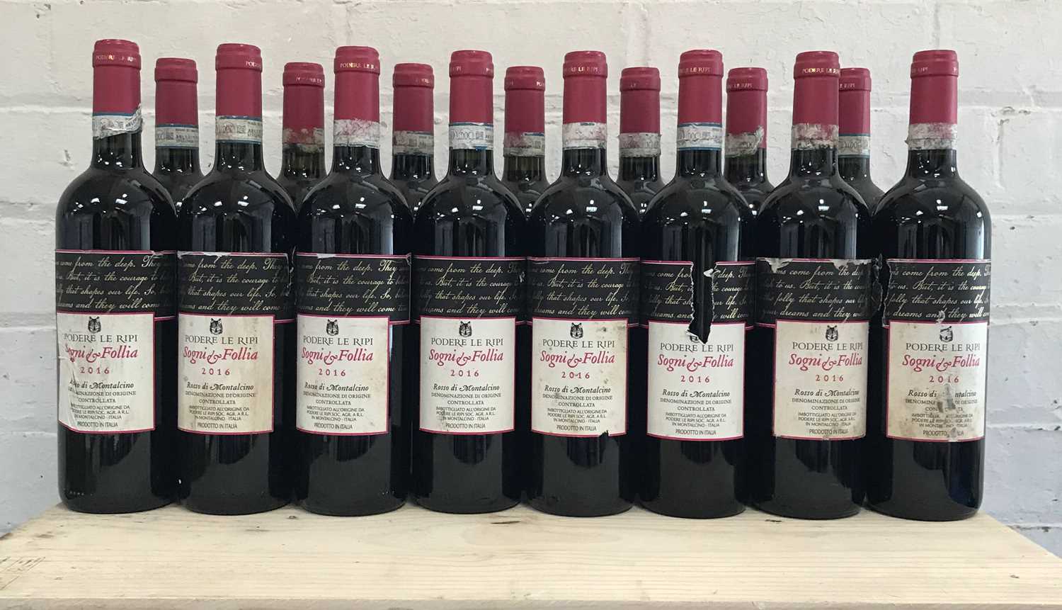 Lot 69 - 15 Bottles DOC Rosso di Montalcino Podere Le Ripi ‘Sogni y Follia’ 2016