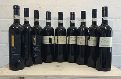 Lot 72 - 9 Bottles Mixed Lot Brunello di Montalcino and Rosso di Montalcino