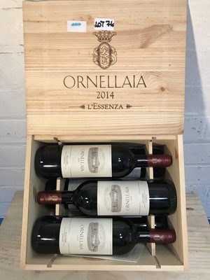 Lot 74 - 6 Bottles (In OWC) Ornellaia ‘L’Essenza’ 2014