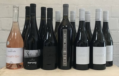 Lot 113 - 12 Bottles Mixed Lot from Mont Rubi Estate D.O. Penedes