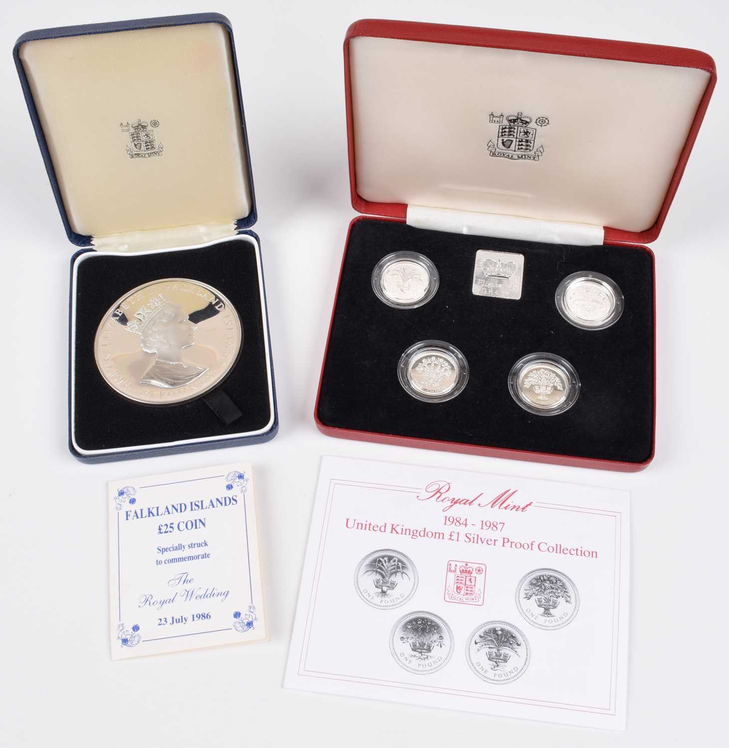 Lot 13 - Assortment of various Royal Mint Silver Proof Coins.