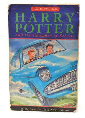 Lot 35 - JK Rowling signed volume of Harry Potter and the Chamber of Secrets