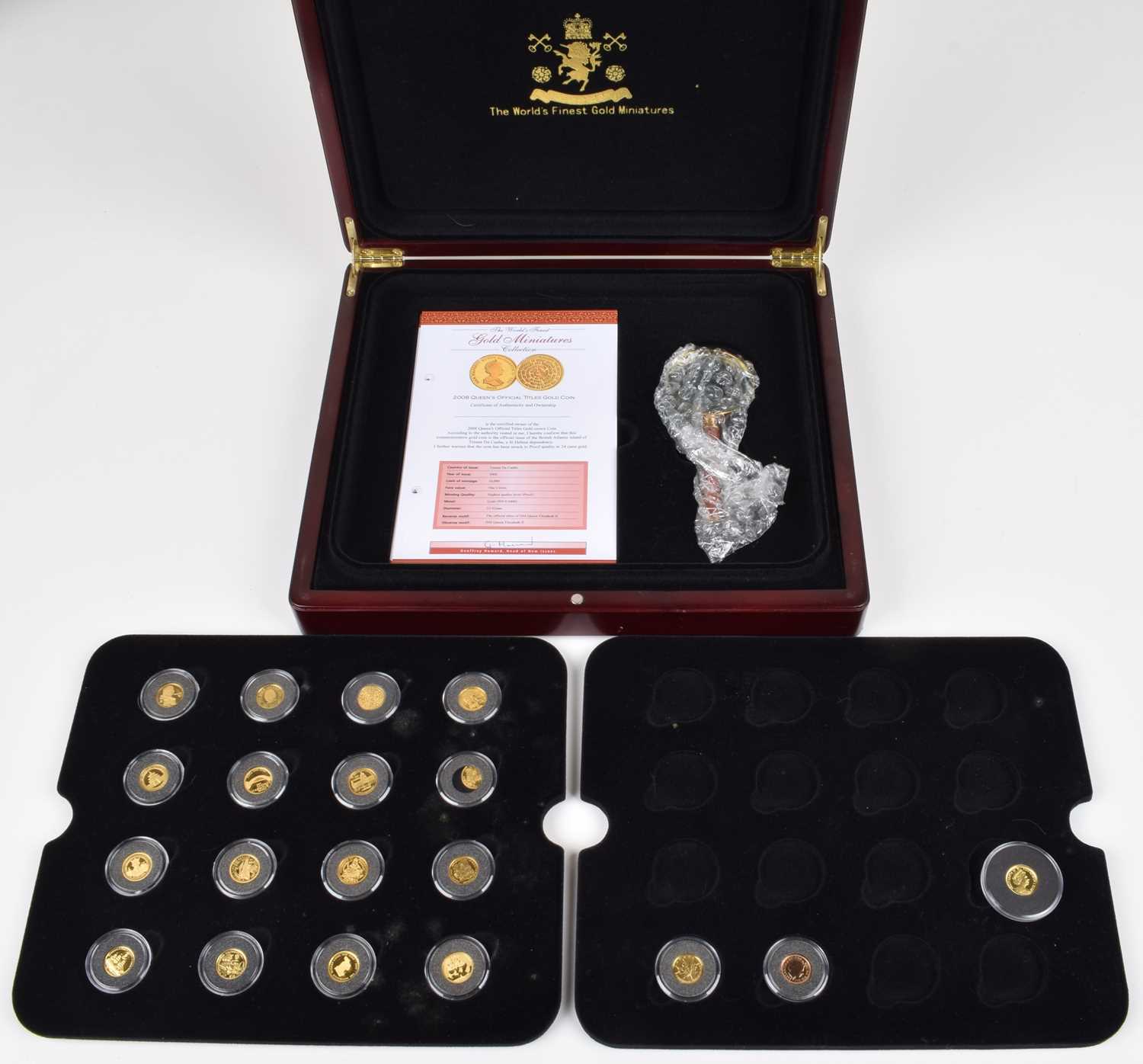 Lot 25 - The World's Finest Gold Miniatures Collection (19).