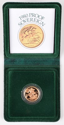 Lot 102 - 1980 Royal Mint, Proof Sovereign.