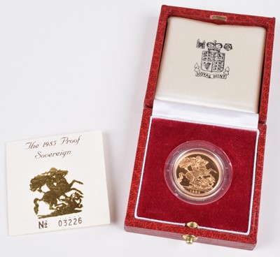 Lot 110 - 1985 Royal Mint, Proof Sovereign.